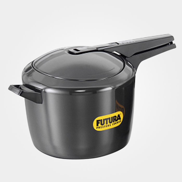 Futura Hard Anodised Aluminum Pressure Cooker 9 Litre